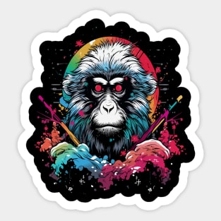 Snow Monkey Sticker